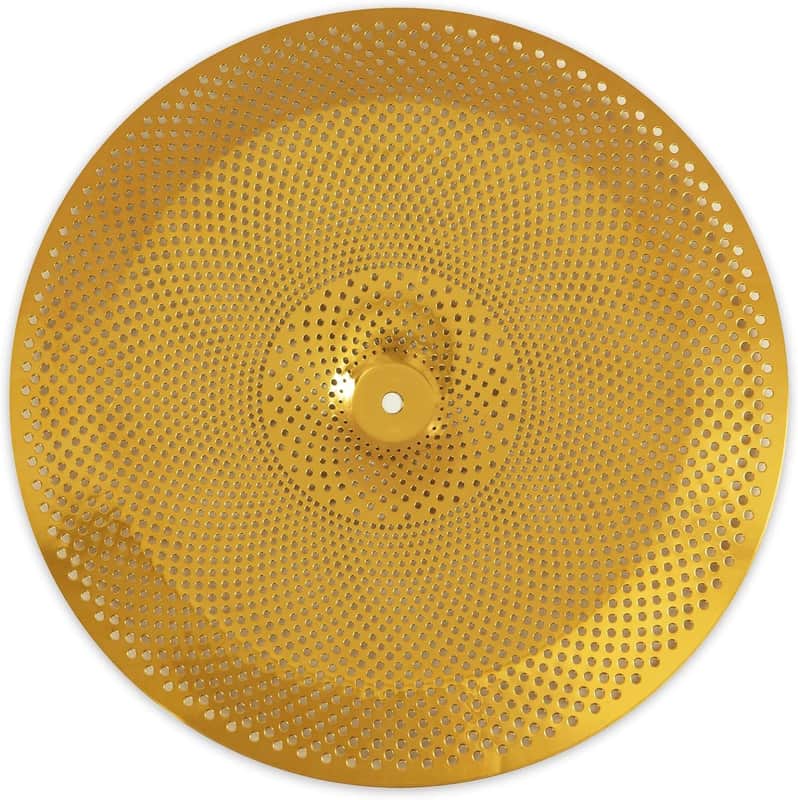 Gold Color 18" China Cymbal Low Volume Quiet Silent Mute Cymbal China Cymbal image 1