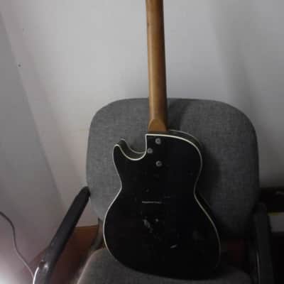 1960 Silvertone 1420 Stratotone Guitar project Black image 4