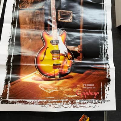 Epiphone Manual & Poster 2000s Flying V Les Paul Firebird Bass Explorer Riviera image 3