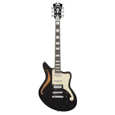 D'Angelico DAPBEDSHBLFCS PREMIER BEDFORD SH Offset Semi-Hollow Body 6-String Electric Guitar image 1