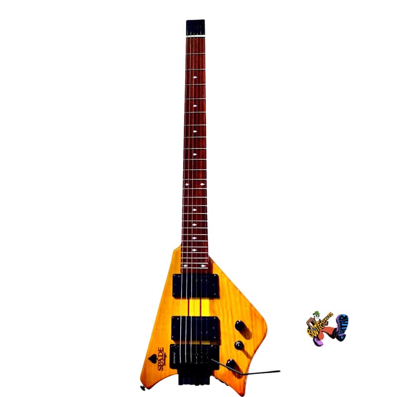 Spade Honey Clear With Floating Tremolo HH Pickups & Stiletto Case image 1