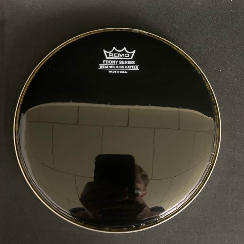 Remo Ebony Series Weather King Batter Replacement Head - 8" image 1
