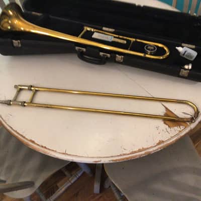 King 606 Student Model Tenor Trombone 1980's - 1990's - Clear-Lacquered Brass image 10