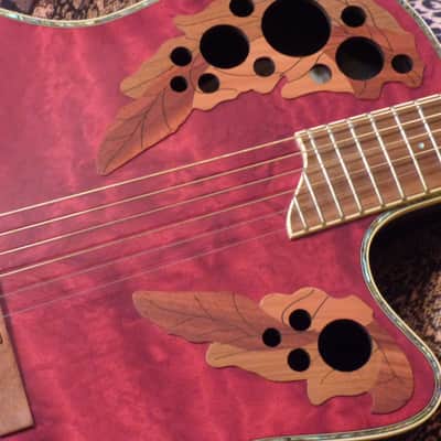 Ovation CC44-2WFB  Red image 2