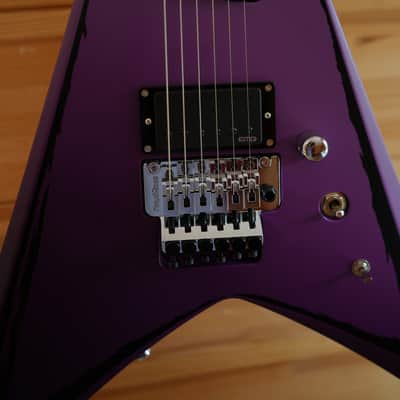 ESP Alexi Laiho Signature Ripped 2021 - Present - Purple Fade Satin with Pinstripes image 7