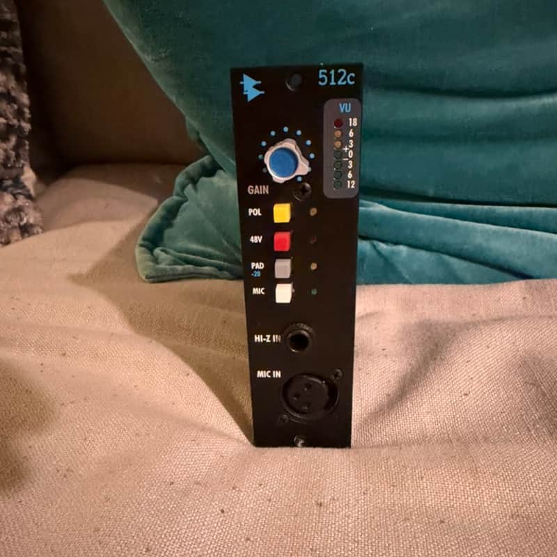API 512c 500 Series Mic Preamp Module 2000 - Present Black image 1