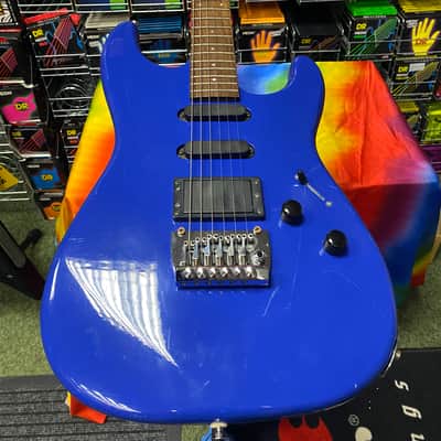 Aria Pro II SL-DX3 electric guitar in blue - Made in Japan image 5