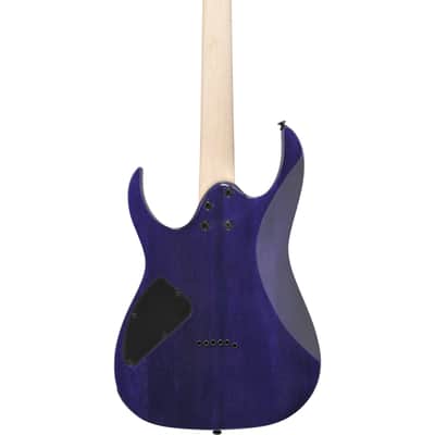 Ibanez Standard RG421QM-CBB Cerulean Blue Burst - Electric Guitar image 4
