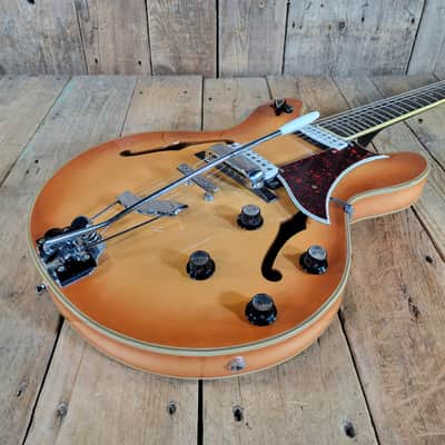 Eko Barracuda 290 1963 Excellent w/ Ibanez Hard Case - Amber Sunburst image 8