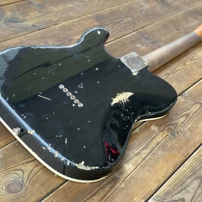 Sonnemo Custom Vintage Twangster - Black with top binding image 4