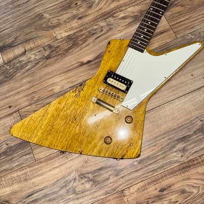 Carlino Nielsen Korina single humbucker EX #8 2019 - Korina relicd image 1