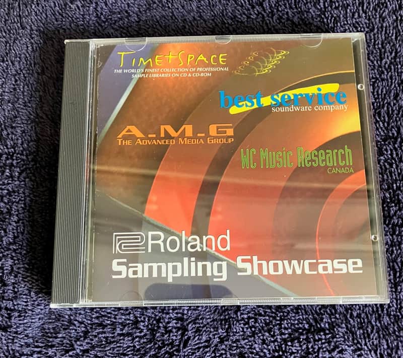 Roland Sampler CD Rom Library - S-770/750/760 - "Sampling Showcase" Best Service, Time+Space, AMG, W image 1