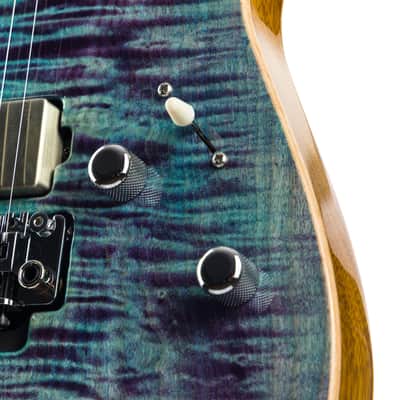 Tom Anderson Guitarworks Angel - Ultraviolet Blue with Binding image 12