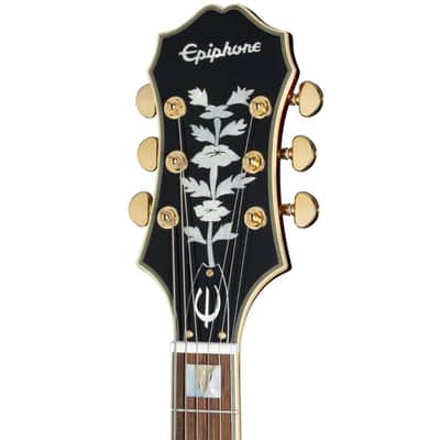 Epiphone Broadway Hollowbody Guitar w/ Gig Bag - Wine Red image 8