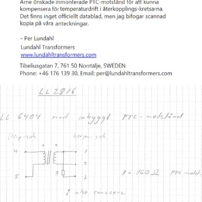Lundahl LL2816 line input transformers, bundles of 16 image 5