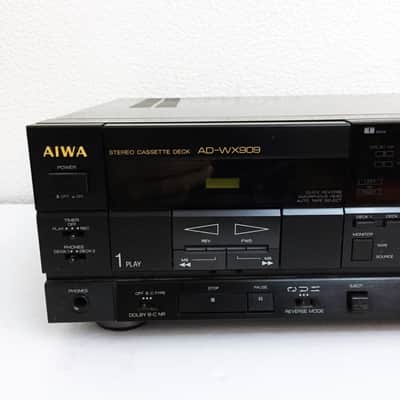 RARE Vintage AIWA AD-WX909 Stereo Cassette Deck 2 Head + 3 Head