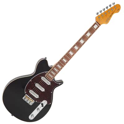 Vintage REVO Series 'Vision' Electric Guitar ~ Boulevard Black image 1