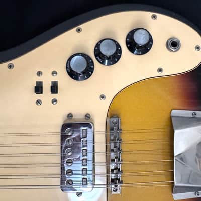 Kapa Continental 12 String Guitar - All Original - Hofner 511 Humbucker Pickups - Modern Faux Tweed Hard Case - 1966 image 19