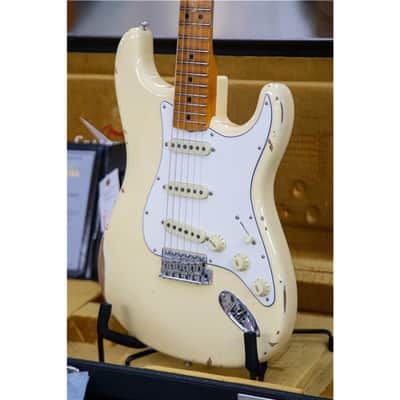 FENDER Custom Shop 68 Strat Aged Vintage White image 7