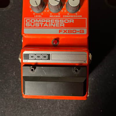 DOD Compressor Sustainer FX80B 1985 - 1996 - Red image 2