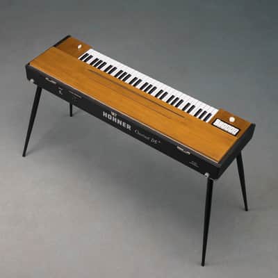 Hohner Clavinet D6 vintage instrument with original legs and transport cover, fresh hammer tip service. image 4