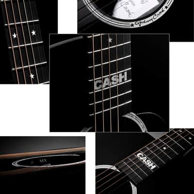 New Martin DX Johnny Cash in Jett Black, Comes with Soft Case and Free Shipping! image 7