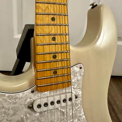 2008 G&L USA S-500 Left-Handed Blonde Ash Body with Maple Neck/Fretboard Build-To-Order image 5