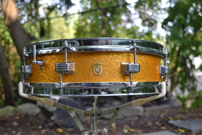 Ludwig No. 906 Downbeat 4x14" 8-Lug Piccolo Snare Drum 1960 - 1968 image 5