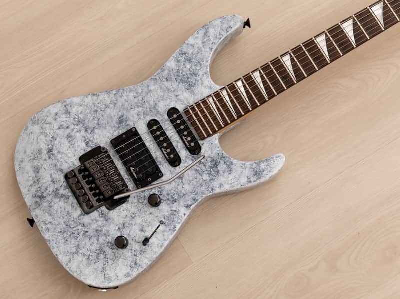 1993 Grover Jackson Dinky Axe Standard SSH Marble w/ Floyd Rose