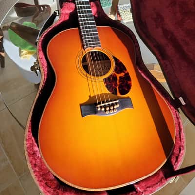 Bischoff Acoustic Guitar 9-String (not 12-String) Custom Artist Series Luthier Hand-Crafted 2013 Sunburst Adirondack Madagascar RW Excellent! image 8