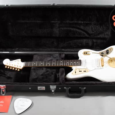 2025 Fender Japan MIJ Traditional ’60s Jaguar White Pearl Matching Headstock Gold Hardware w/ HSC image 2