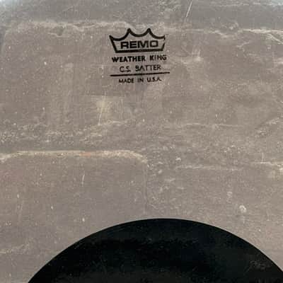 Remo/Yamaha Black Head Clear Batter Head Sam Ash Floor models image 9