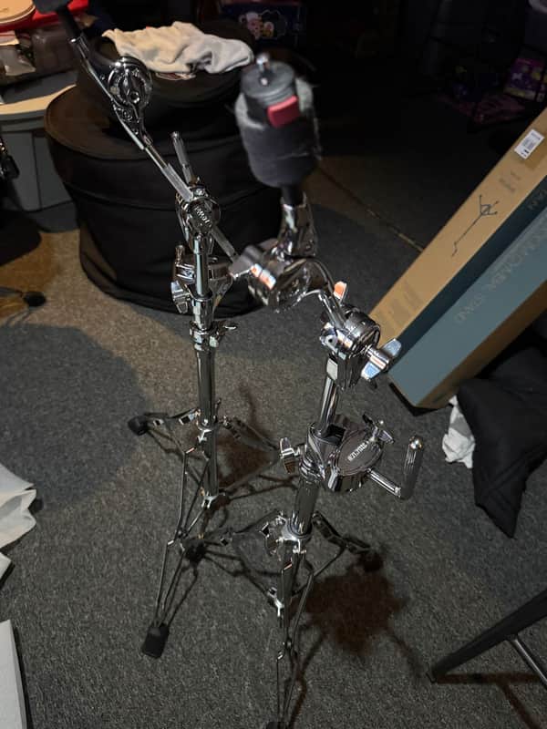 Tama HTC87W Roadpro Series Double-Braced Tom/Cymbal Combo Stand image 1