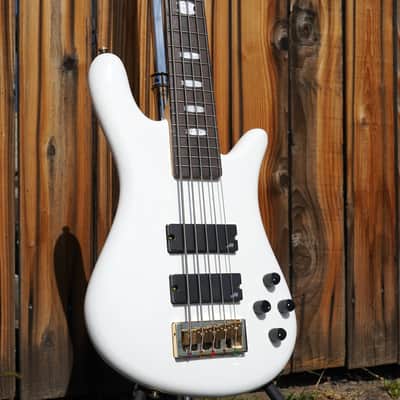 Spector NS Icon Bolt-on 5-String Electric Bass Guitar - White Gloss image 6