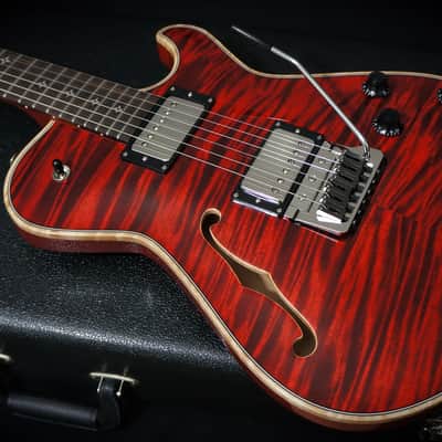 Knaggs Guitars Kenai Trem Hollowbody in Indian Red - New Model for 2026 image 4