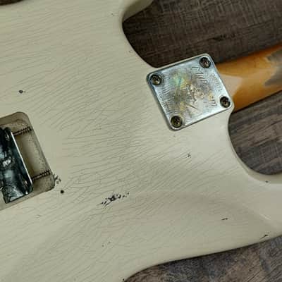 MyDream Partcaster Custom Built - Relic Aged White Hepcat 69' image 9