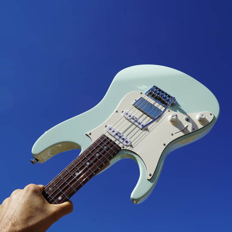 IBANEZ AZ2204NWL MGR Mint Green Left Handed 6-String Electric Guitar w/ Hardshell Case image 1