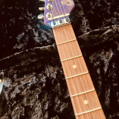 Suhr NAMM Piece Modern Carve Top Stunning Purple Gradient image 5