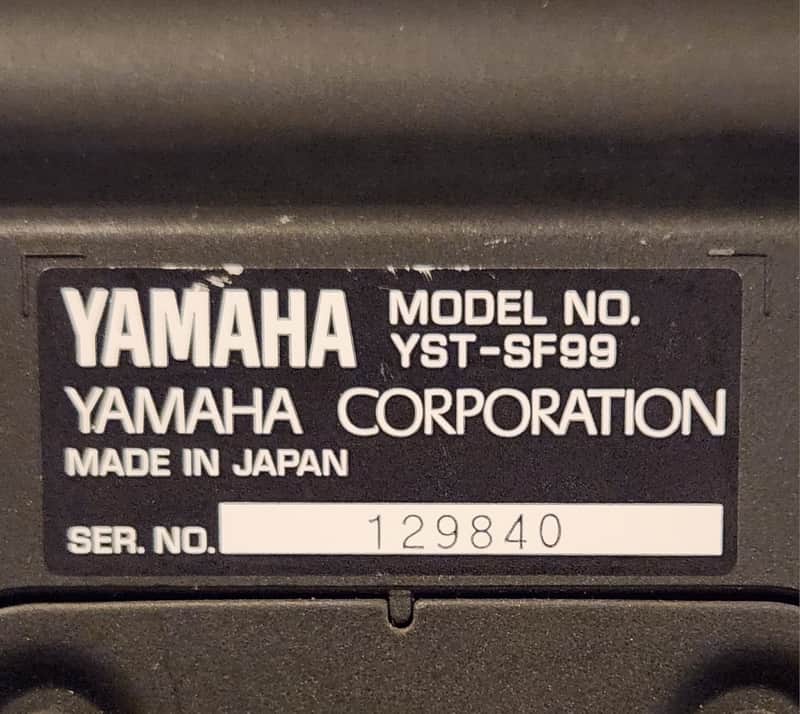 Yamaha Yamaha YST-SF99 YAMAHA Speakers 90s - Grey plastic | Reverb