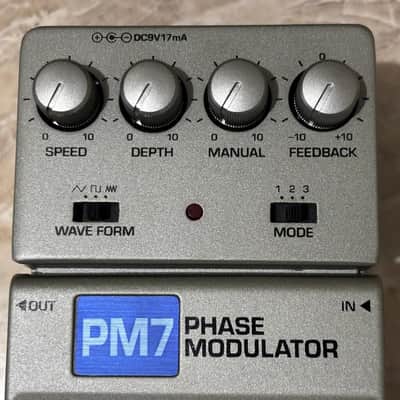 Ibanez PM7 Phase Modulator [NOS - New Old Stock] ToneLok Series - Grey Silver with Box and Manual image 7