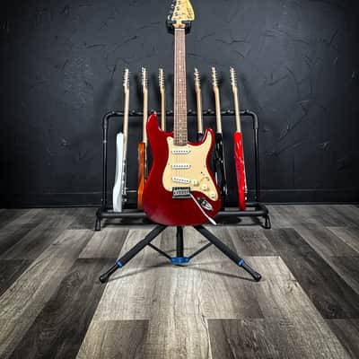 Squier Affinity Stratocaster SSS - Candy Apple Red with Cream Pickguard image 1
