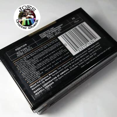 2-1992 Maxell XLII-S 90 Gold Type II Made in Japan CR02 High Position Cassette Tape CD 90 Mins New Sealed NOS - Will Combine Shipping! image 2