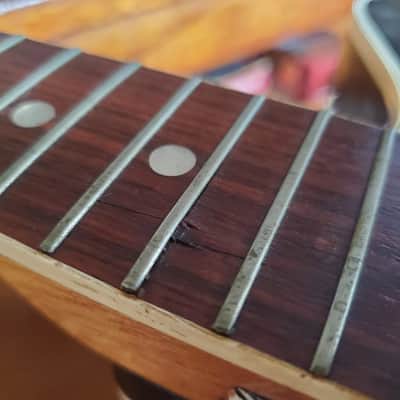 Kingston MIJ vintage Kent/Teisco-esque electric 1960s red burst image 11