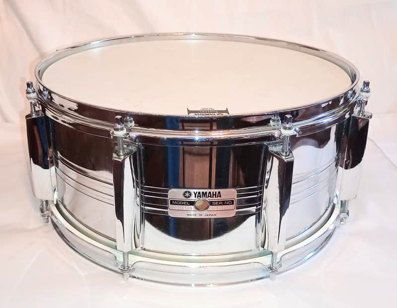 YAMAHA STEEL SNARE DRUM-CHROME-FREE SHIP TO C-USA! image 1
