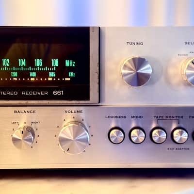 ✨ Sansui 661 Vintage Stereo Receiver – Professionally Serviced – Wood Cabinet – Made in Japan image 4