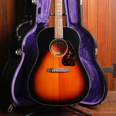 Epiphone 1942 Banner J-45 Reissue Vintage Sunburst Acoustic-Electric Guitar image 2