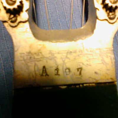 Dobro Cast aluminum lap steel 1930's black & raw aluminum image 14