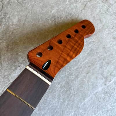 Tele Guitar Neck Mahogany  22 Fret Rosewood Fingerboard,  Satin Finish image 4