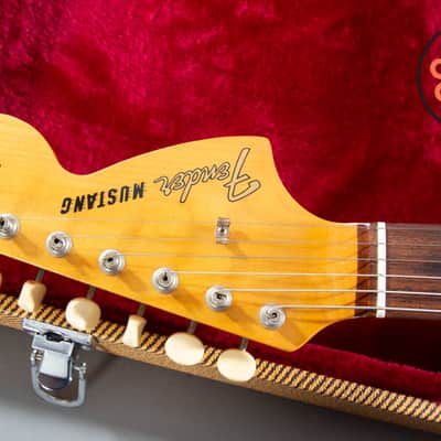 1997 Fender Japan CIJ MG66-66 ’66 Mustang Reissue California Blue w/ Tweed HSC image 3