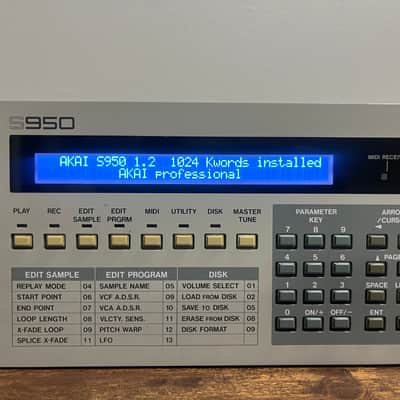 Akai S950 MIDI Digital Sampler 1988 - White image 2